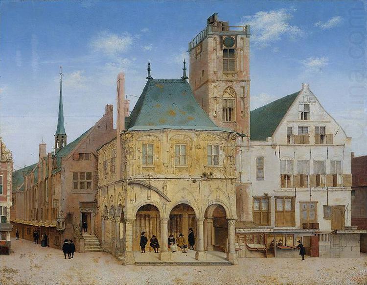 The old town hall of Amsterdam., Pieter Jansz Saenredam